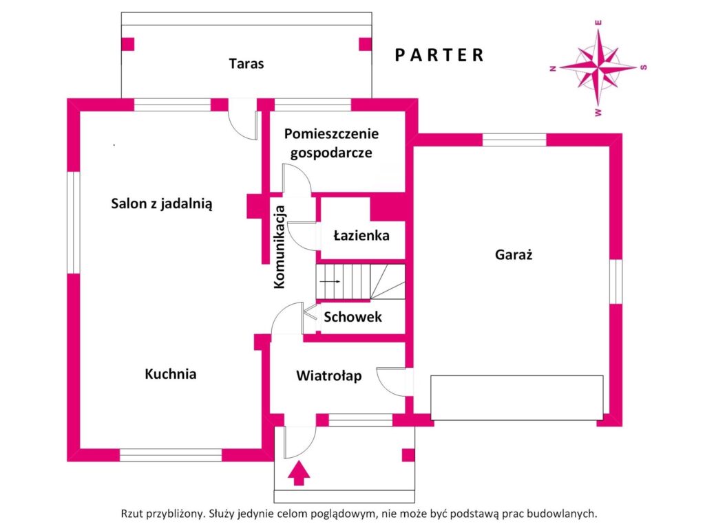 Dom z duszą – Twój azyl w zielonym Czersku - rzut 1