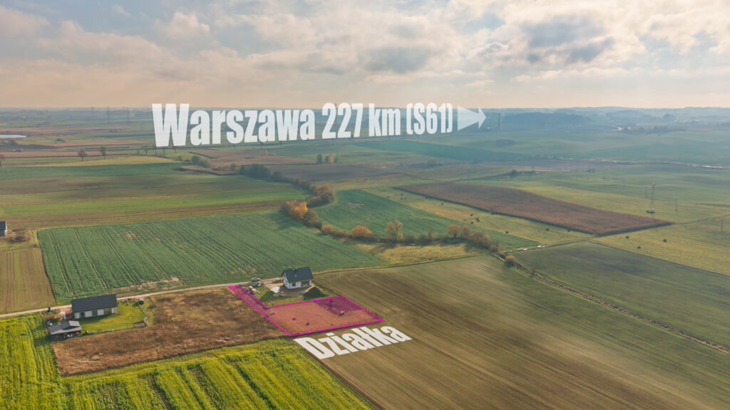 Działka budowlana 1539 m² z warunkami zabudowy - zdjęcie 5