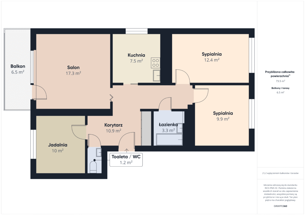 4-pokoje, duży balkon, klimatyzacja - zdjęcie 14