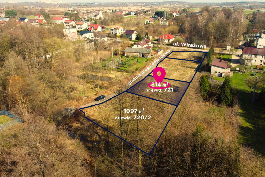 Działka budowlana z warunkami zabudowy 814 m² - zdjęcie 1