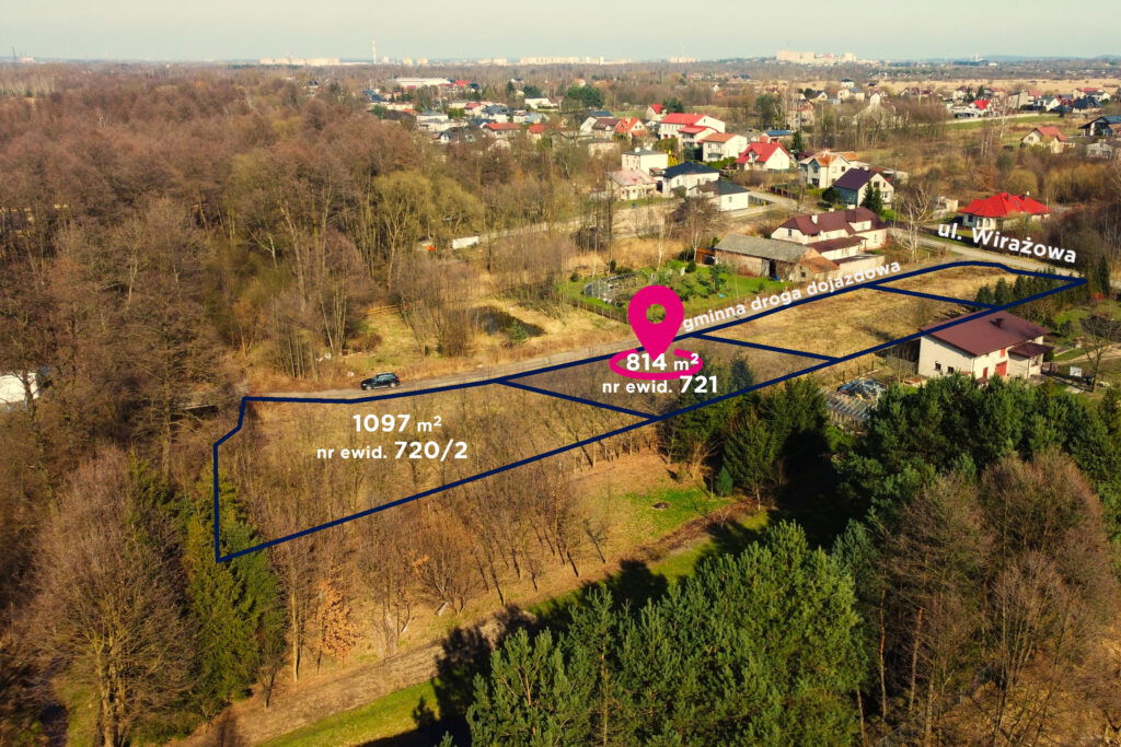Działka budowlana z warunkami zabudowy 814 m² - zdjęcie 2