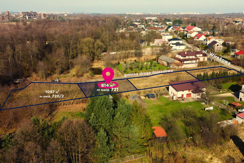 Działka budowlana z warunkami zabudowy 814 m² - zdjęcie 3