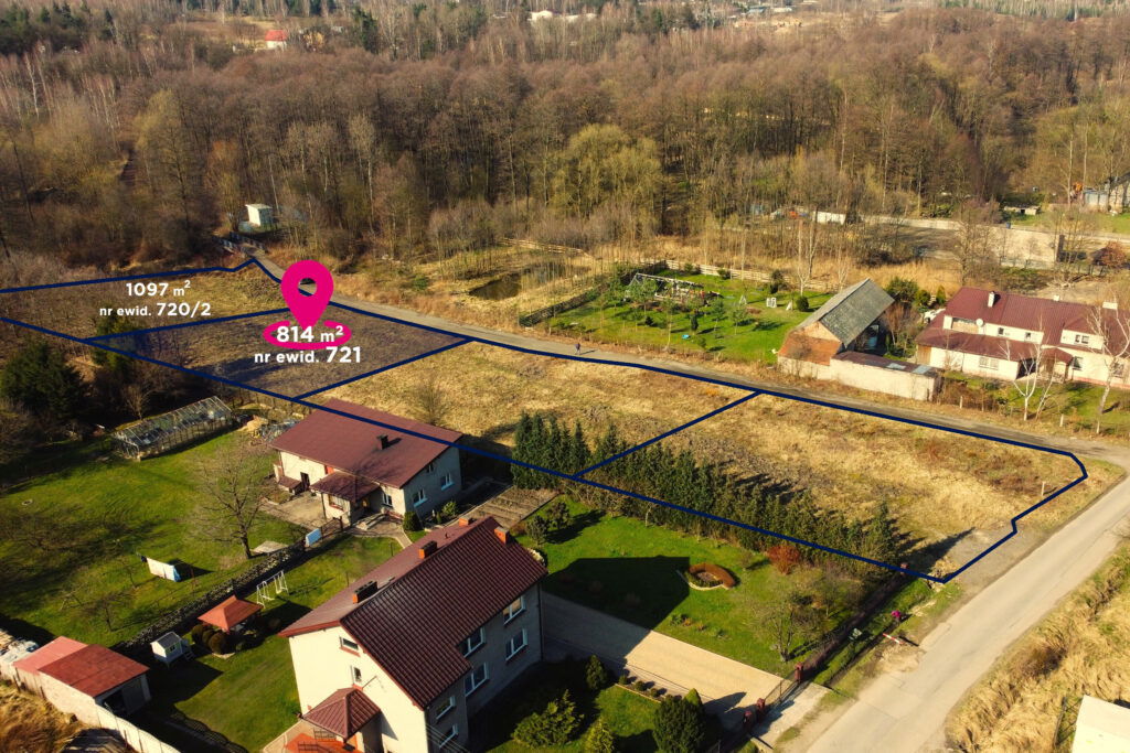 Działka budowlana z warunkami zabudowy 814 m² - zdjęcie 4