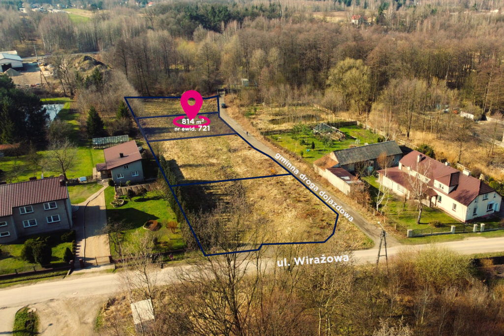 Działka budowlana z warunkami zabudowy 814 m² - zdjęcie 5
