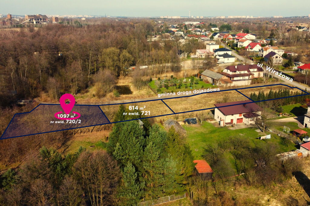 Działka budowlana z warunkami zabudowy 1106 m² - zdjęcie 3