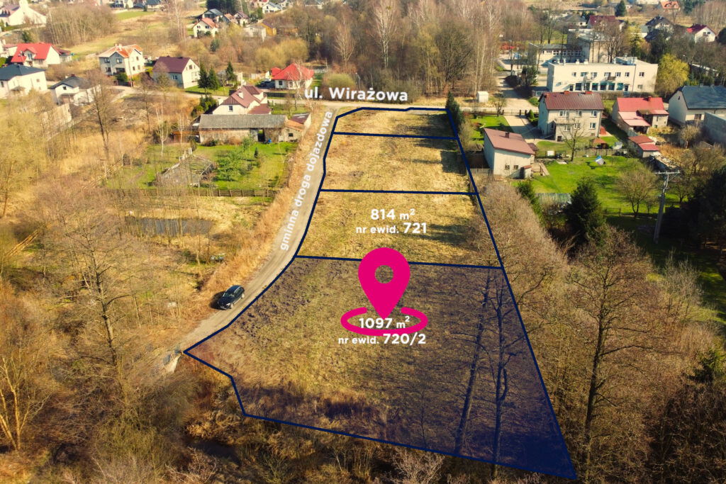 Działka budowlana z warunkami zabudowy 1106 m² - zdjęcie 7