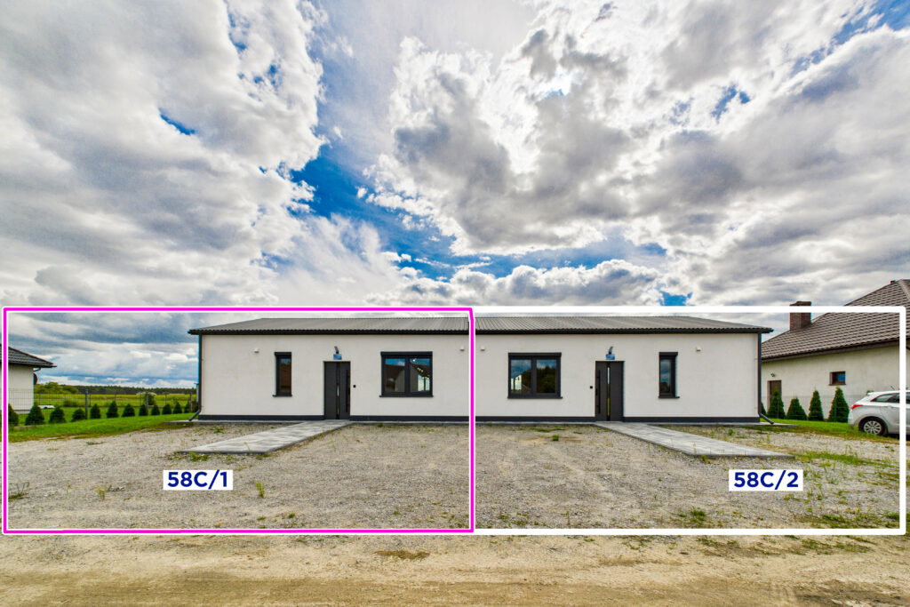 Nowy dom parterowy, bliżniak w cenie mieszkania - zdjęcie 1