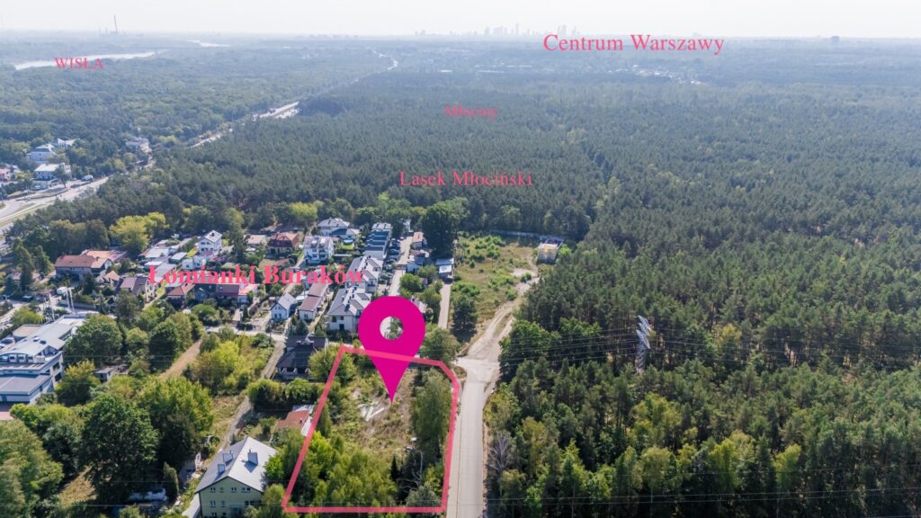 Działka budowlana 2058,0m2 przy granicy z Warszawą - zdjęcie 1