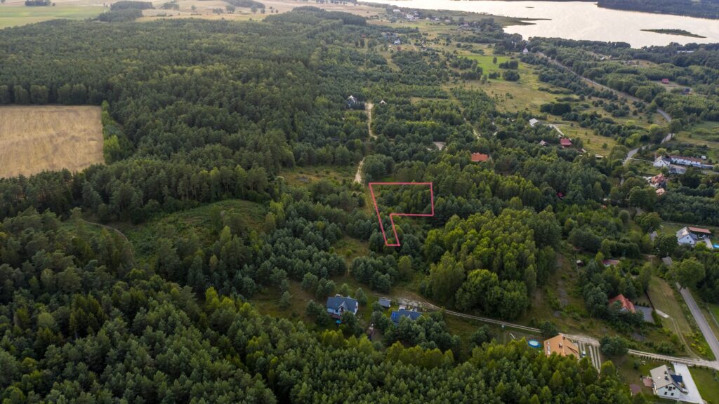 Działka budowlana z częścią lasu na sprzedaż - zdjęcie 3