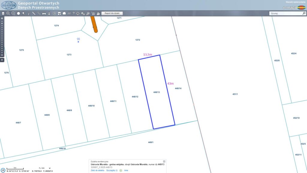 Działka budowlana w Ustr. Morskim, 950 m od morza - zdjęcie 8