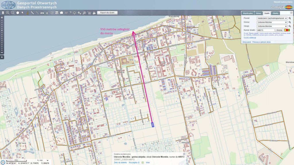 Działka budowlana w Ustr. Morskim, 950 m od morza - zdjęcie 9