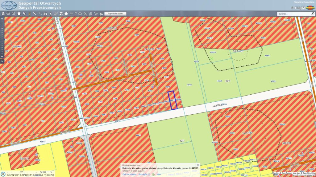 Działka budowlana w Ustr. Morskim, 950 m od morza - zdjęcie 11