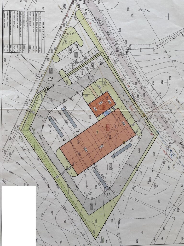 Działka inwestycyjna na sprzedaż - rzut 3