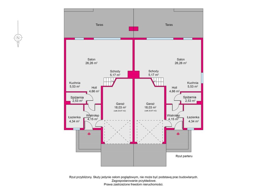Segment domu w zabudowie bliźniaczej + garaż - zdjęcie 5