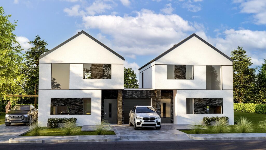 Dom w stanie surowym z działką - zdjęcie 5