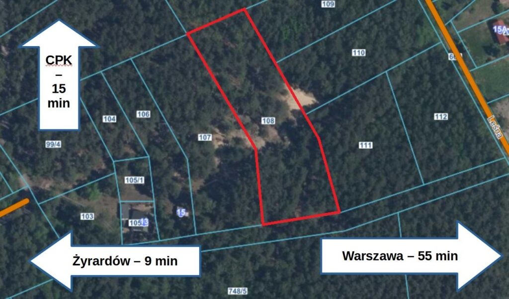 Działka 7 min od Żyrardowa, 30 min do Warszawy - zdjęcie 13