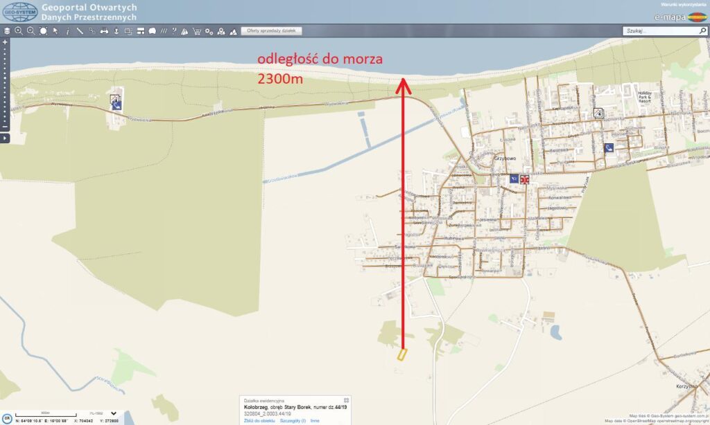 Stary Borek - działka budowlana na sprzedaż - zdjęcie 3