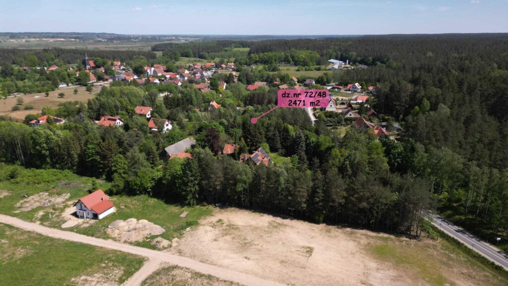 Działka na skraju wsi Wrzesina, - zdjęcie 3