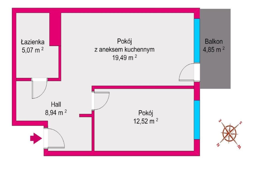 Klimatyzowane Mieszkanie 2 pokoje Kopisto Hartbex - zdjęcie 4
