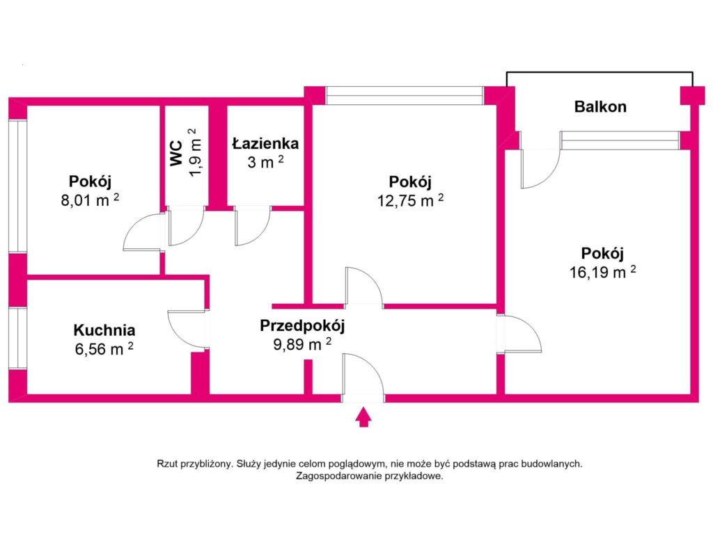 3 pokojowe mieszkanie na Bielanach - zdjęcie 1