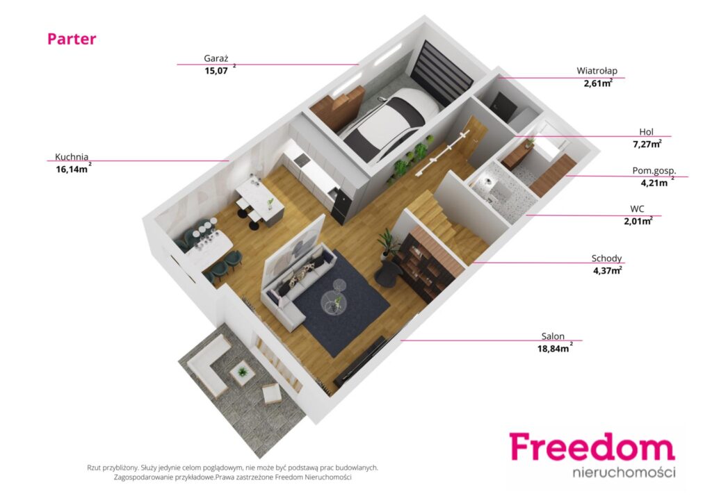 Nowe domy w zabudowie szeregowej w Pruszczu. - zdjęcie 1