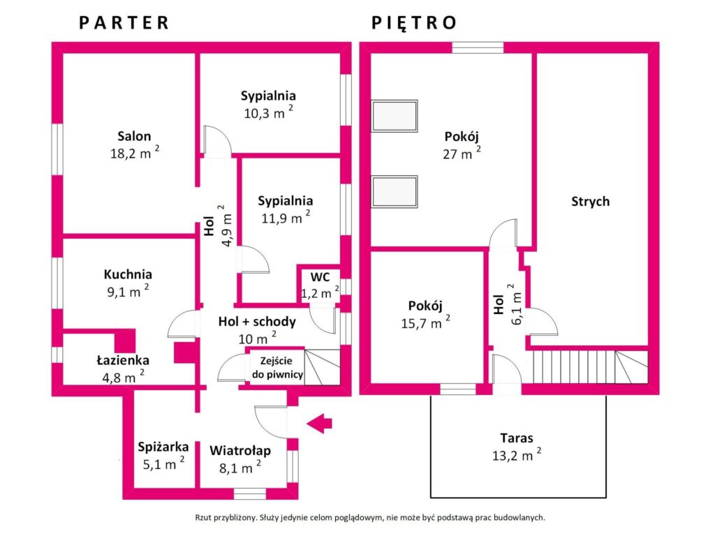 Przytulny, funkcjonalny, idealny dom dla Ciebie - rzut 1