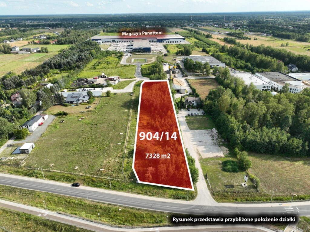 Działka produkcyjno-usługowa 7328 m2 przy A2 - zdjęcie 6