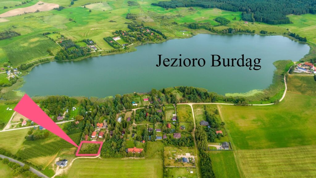 Działka nad jeziorem Burdąg - zdjęcie 1