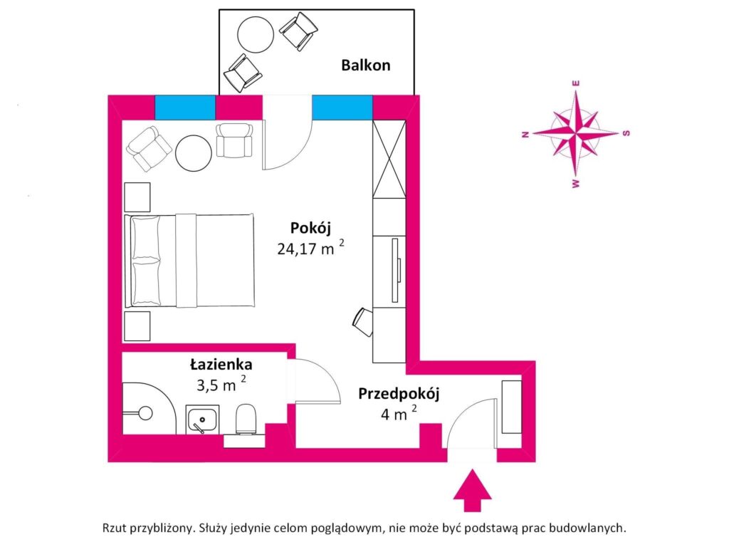 Zadbany apartament w Hotelu 4* - zdjęcie 4