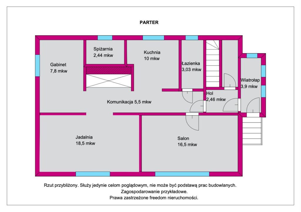 Dom na sprzedaż Wikielec, Iława - rzut 1