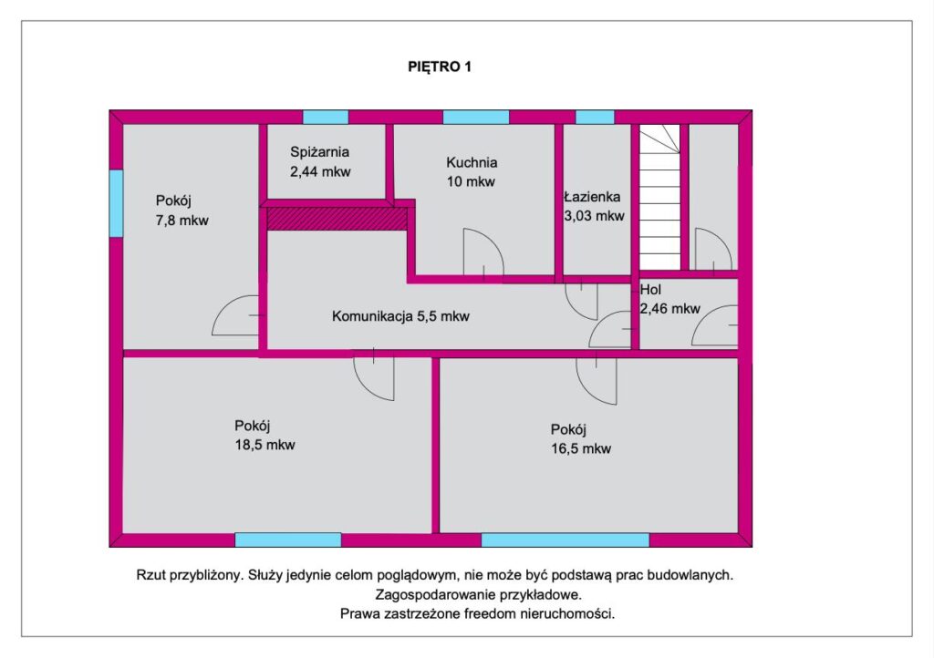Dom na sprzedaż Wikielec, Iława - rzut 2