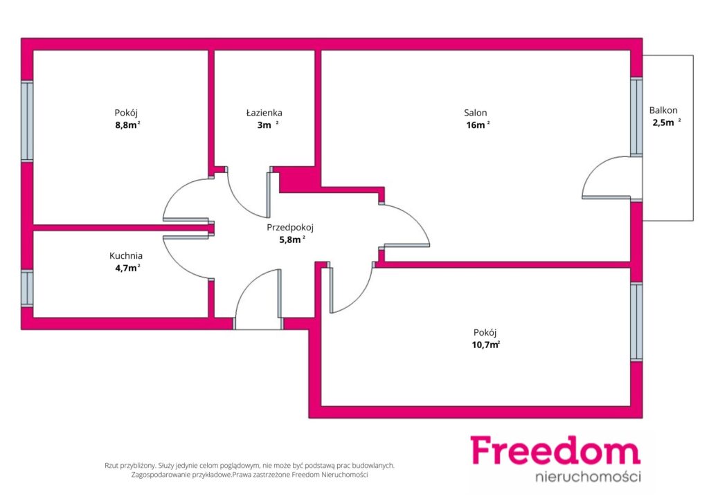 Mieszkanie 3-pokojowe 49 m2 w atrakcyjnej cenie - zdjęcie 5