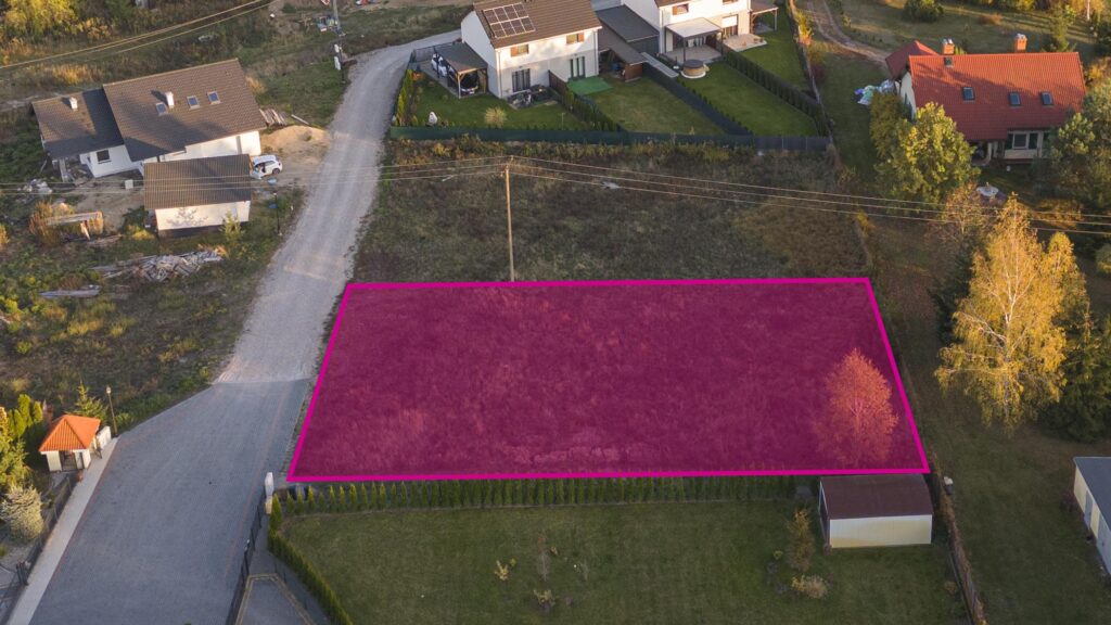 Działka 959 m² w Wilkasach, ul. Żurawia - zdjęcie 4