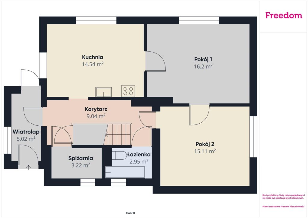 Idealny dom dla niewielkiej rodziny pod Jasłem! - rzut 1