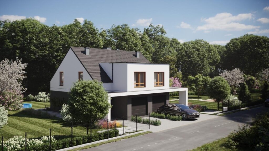 Nowe domy 102m2 z garażem. Taras, ogród, park. - zdjęcie 4