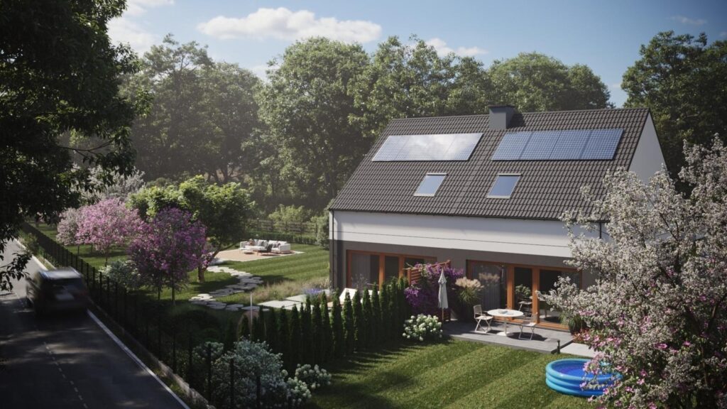 Nowe domy 102m2 z garażem. Taras, ogród, park. - zdjęcie 6
