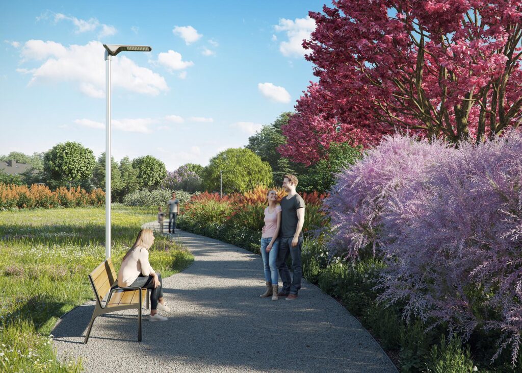 Nowe domy 102m2 z garażem. Taras, ogród, park. - zdjęcie 12