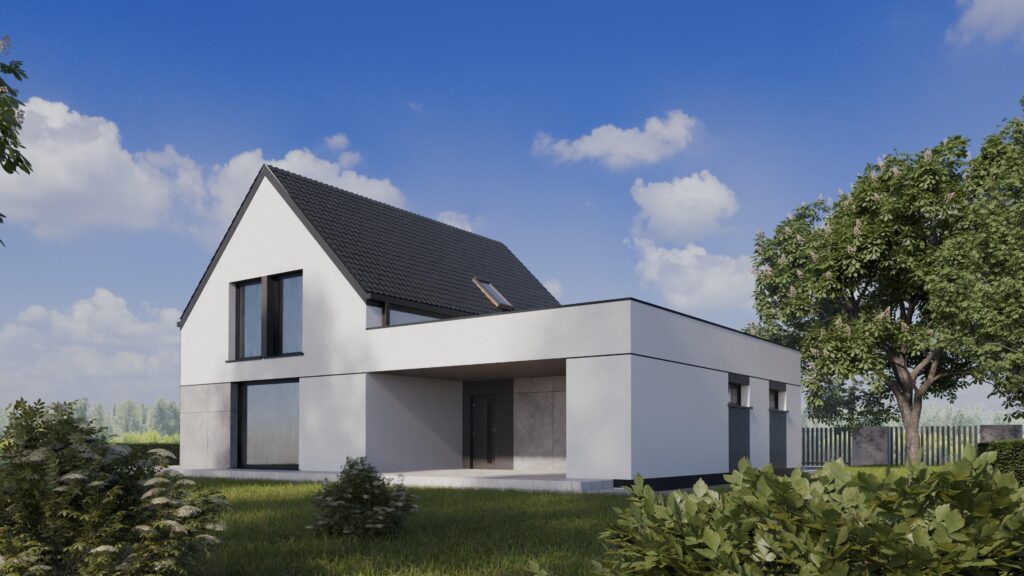 Nowoczesny dom blisko natury - zdjęcie 1
