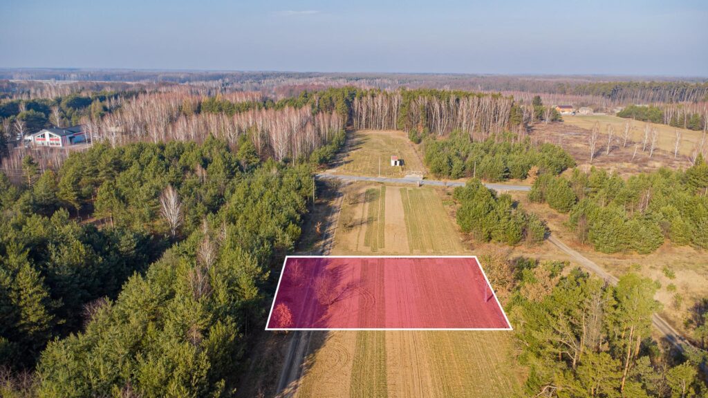 Piękna działka 1500 m2 w Grzegorzewicach - zdjęcie 3