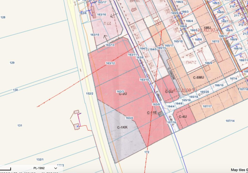 Atrakcyjna działka inwestycyjna  pod Nidzicą - rzut 1