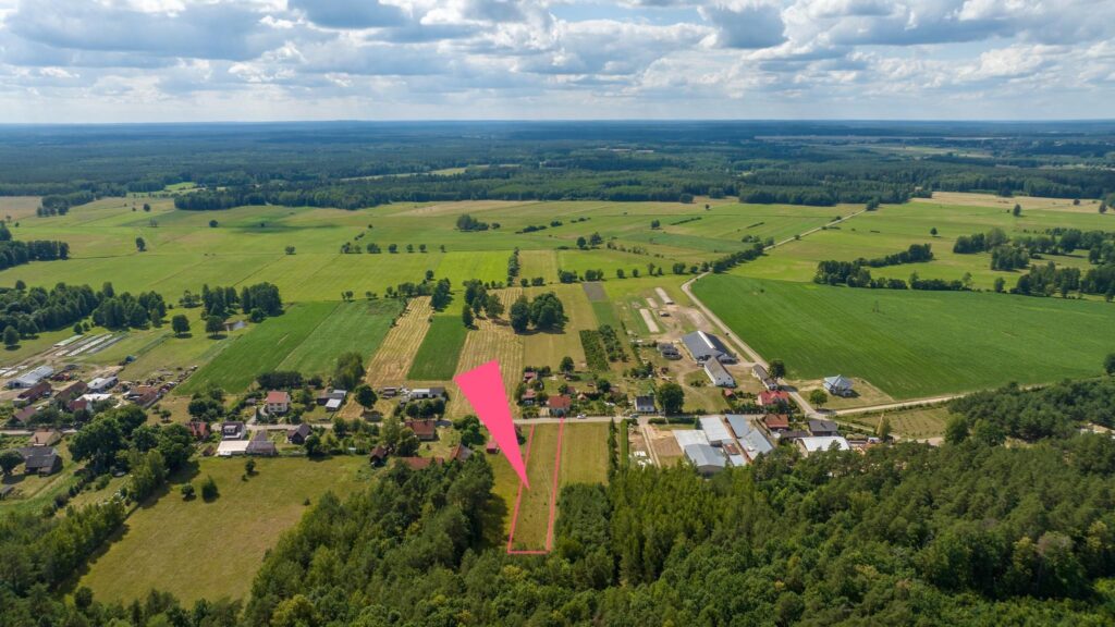 Działka pod budowę 2953 m² w m. Ciemna Dąbrowa . - zdjęcie 3