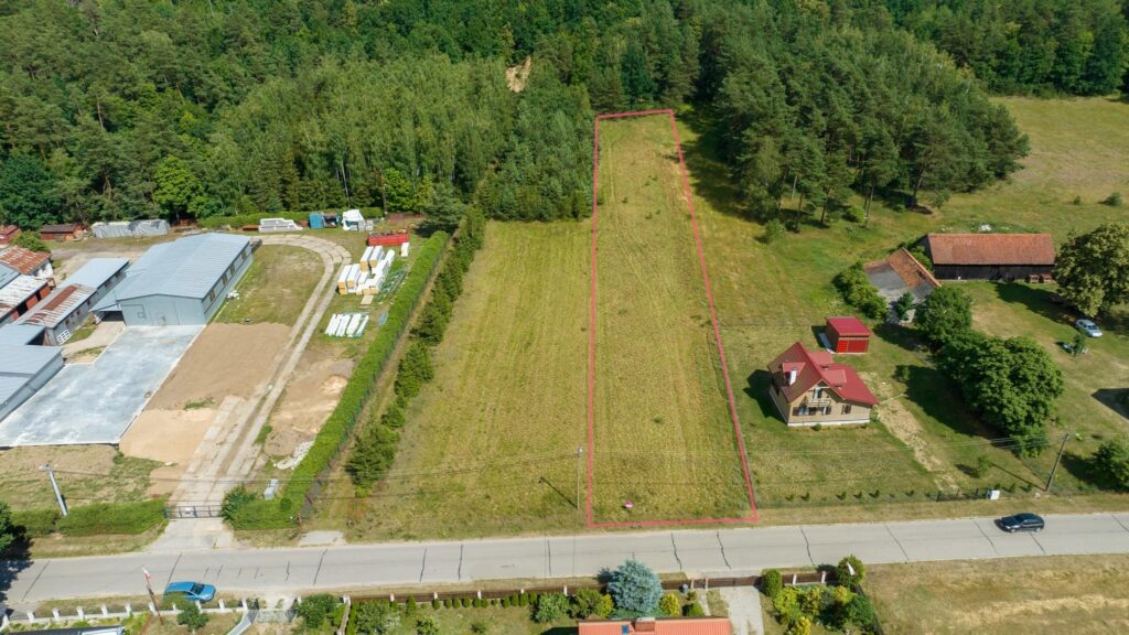 Działka pod budowę 2953 m² w m. Ciemna Dąbrowa . - zdjęcie 4