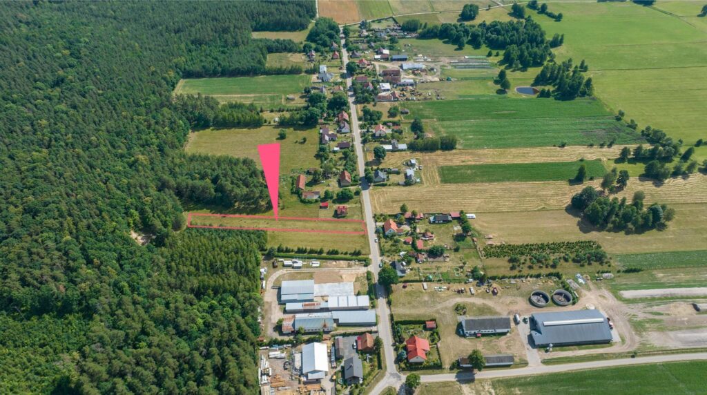 Działka pod budowę 2953 m² w m. Ciemna Dąbrowa . - zdjęcie 5