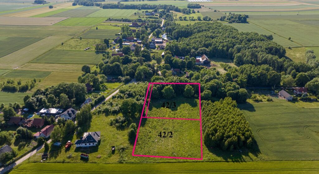 Działka z wydanymi warunkami zabudowy na dom - zdjęcie 1