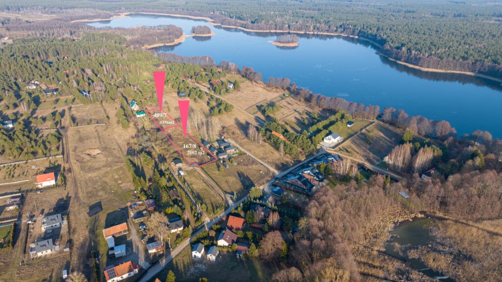 Działka nad jeziorem Omulew 1376 m², Jabłonka - zdjęcie 1