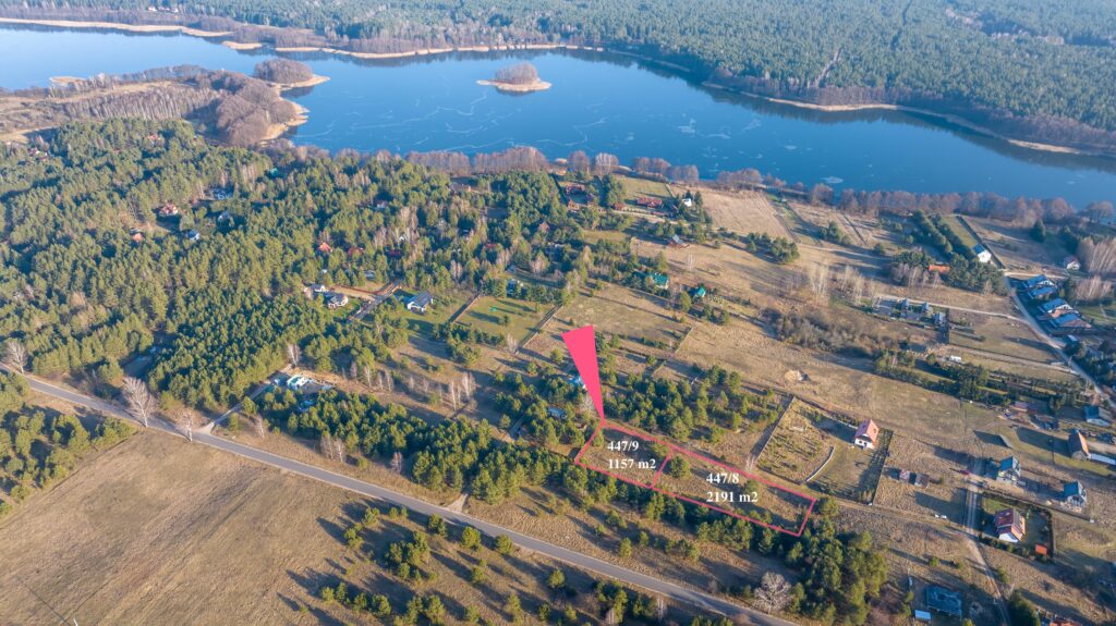 Działka nad jeziorem Omulew 1157 m², Jabłonka - zdjęcie 2