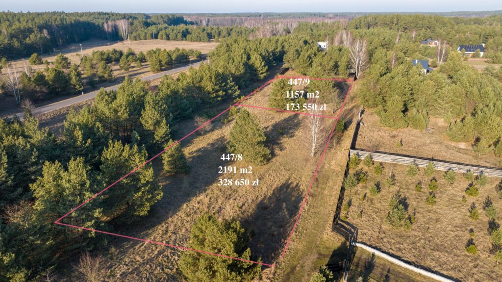 Działka nad jeziorem Omulew 1157 m², Jabłonka - zdjęcie 3