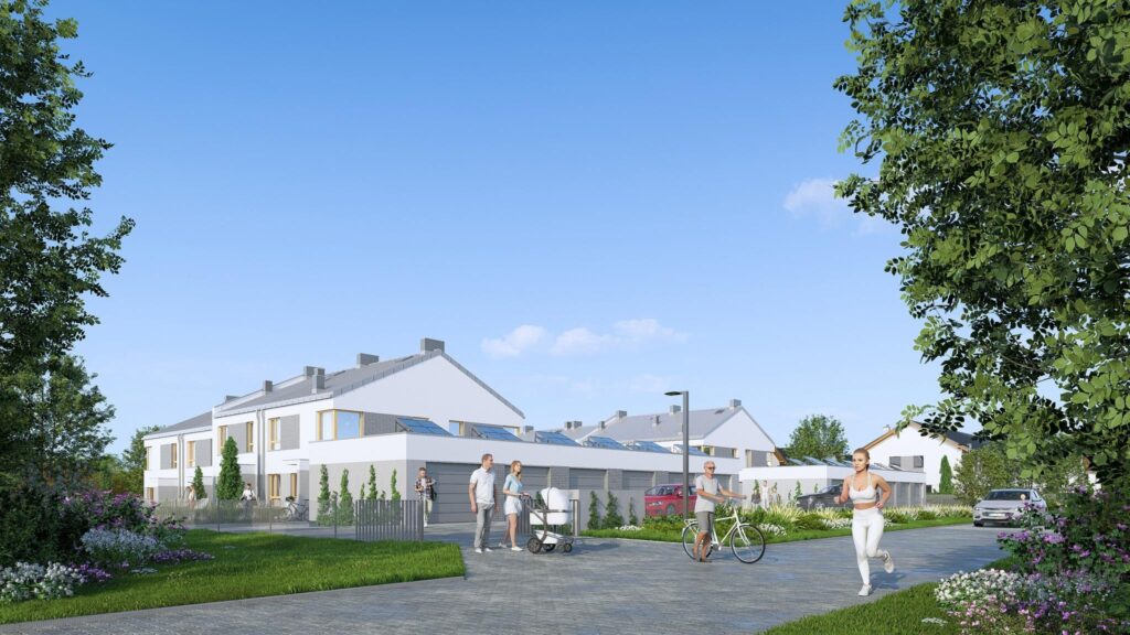 Segment skrajny z ogródkiem na zamkniętym osiedlu - zdjęcie 4