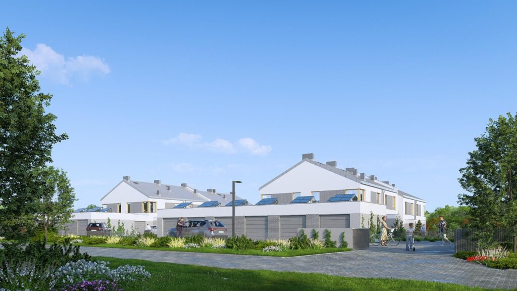 Segment skrajny z ogródkiem na zamkniętym osiedlu - zdjęcie 6