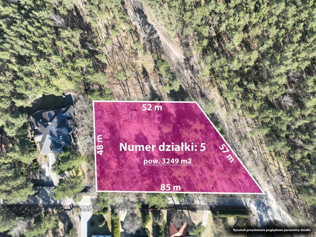 Piękna działka, Międzylesie, luksusowa część Wa-wy - zdjęcie 3